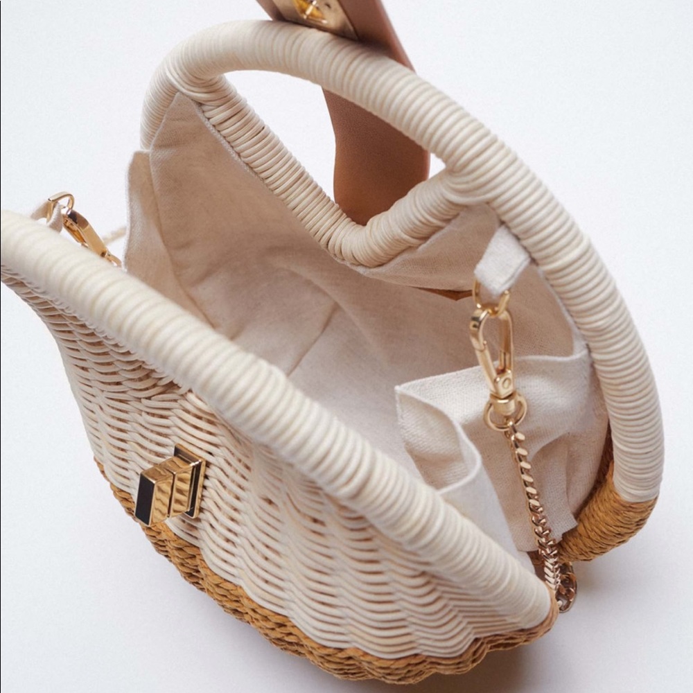 Crossbody woven bag - Picture 4 of 8